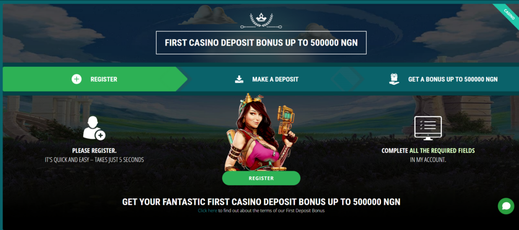 Registration Bonus for Punters in 22Bet